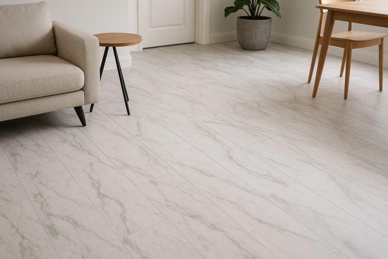 Klick Vinyl in Marmoroptik hochwertiges Design